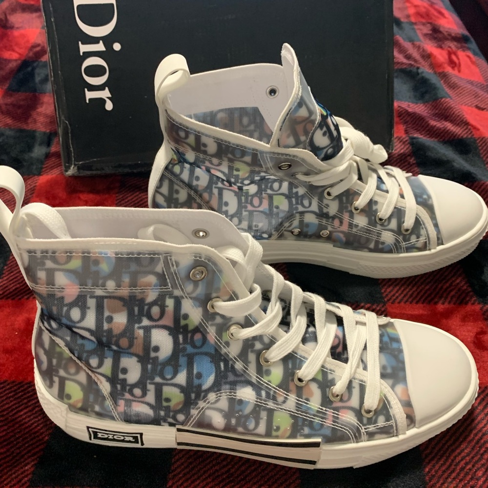Dior B23 High Top Sneaker oblique Canvas